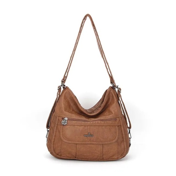 Angel Kiss Handbags - NWT Angel Kiss Brown Faux Leather Handbag for Women